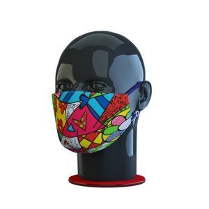 Adjustable Face Mask inspired by Romero Britto